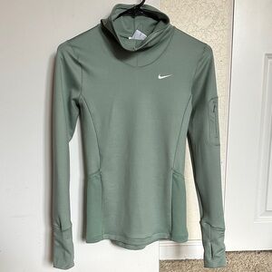 Nike Pro Women's Sage Green Hoodie